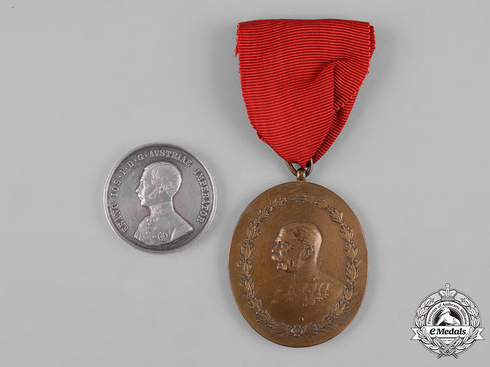 austria,_empire._two_awards_for_horse_breeding_c19_1873