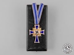 Germany, Third Reich. A Cased Honour Cross Of The German Mother, Gold Grade, By Gustav Miksch