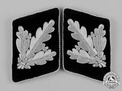 Germany, Ss. A Set Of Waffen-Ss Brigadeführer Collar Tabs, Type Ii