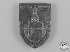 Germany, Nsdap. A 1942 Luxembourg Nsdap Regional Day Badge By Ziemer & Söhne
