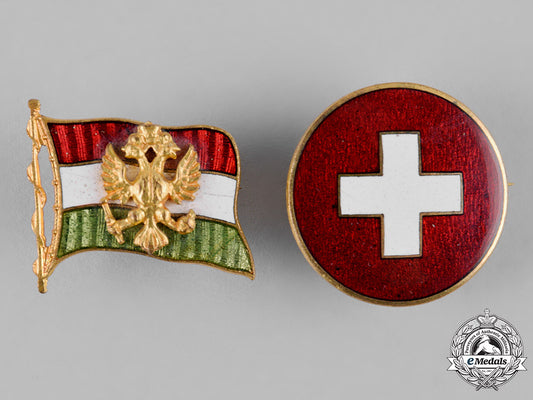austria,_imperial._a_pair_of_austro-_hungarian_badges_c19_2586_1