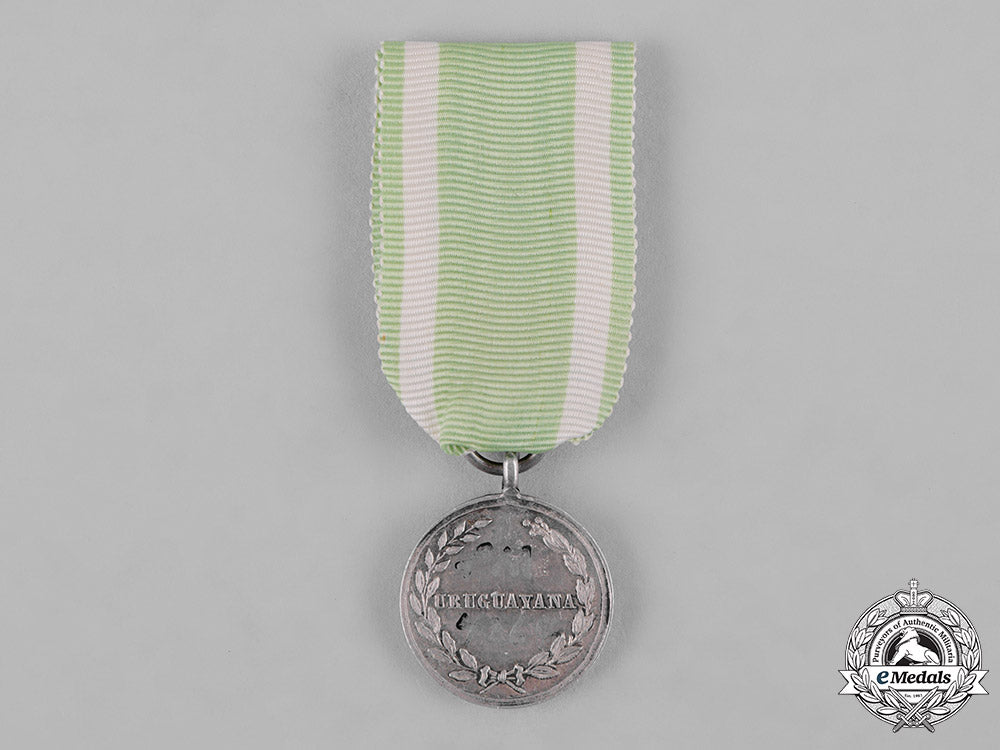 brazil,_empire._a_medal_for_uruguayana,_ii_class_silver_grade,_c.1865_c19_2670_1_2_1