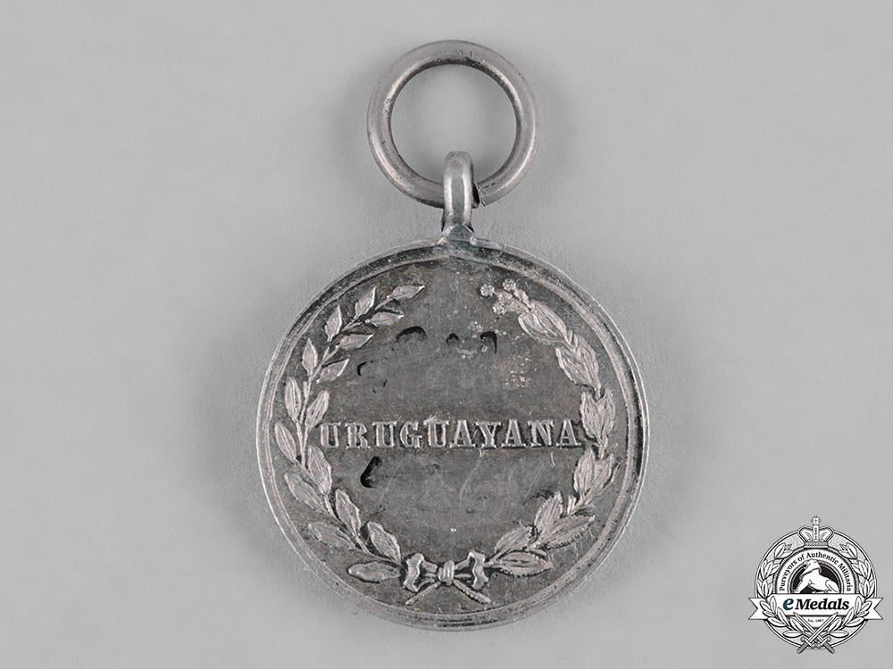 brazil,_empire._a_medal_for_uruguayana,_ii_class_silver_grade,_c.1865_c19_2671_1_2_1