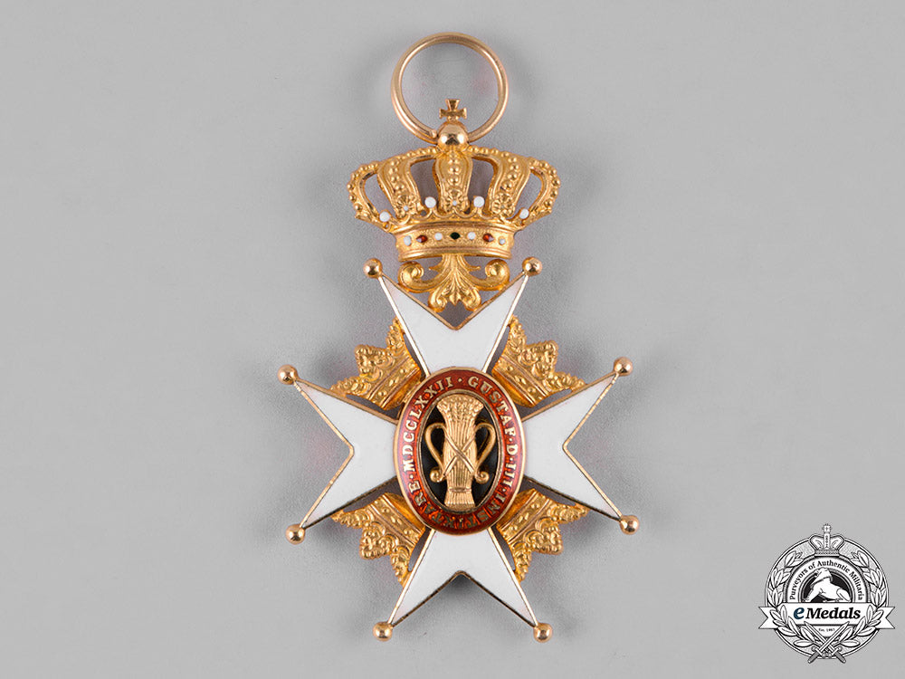 sweden,_kingdom._an_order_of_vasa_in_gold,_i_class_knight,_c.1890_c19_2855_1