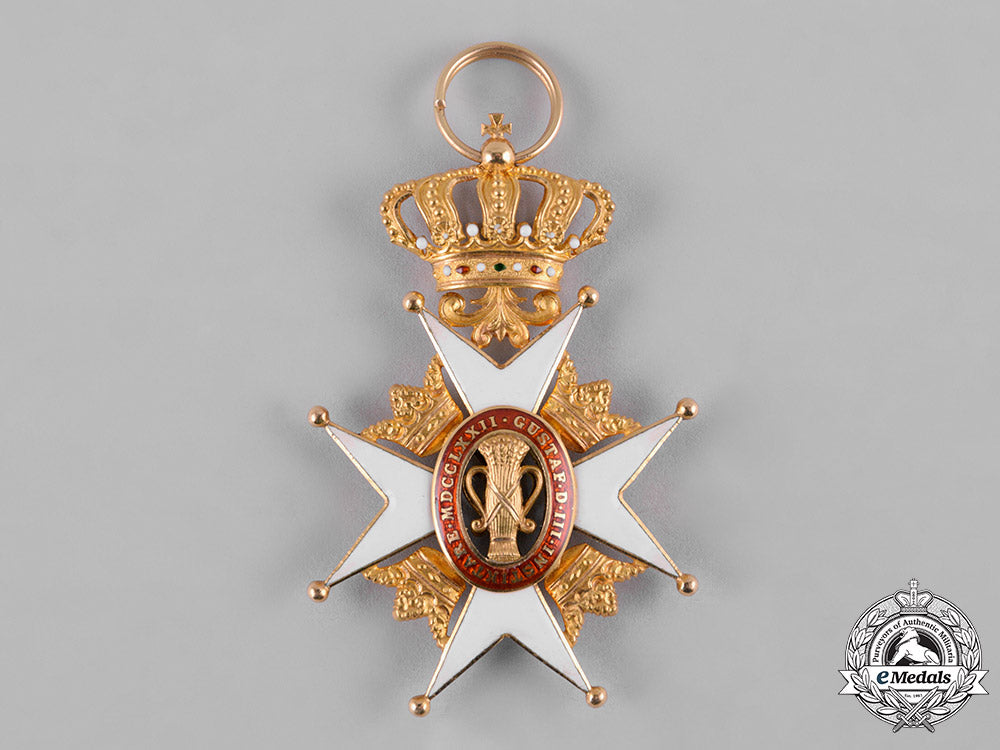 sweden,_kingdom._an_order_of_vasa_in_gold,_i_class_knight,_c.1890_c19_2856_1