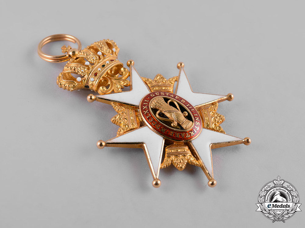 sweden,_kingdom._an_order_of_vasa_in_gold,_i_class_knight,_c.1890_c19_2857_1