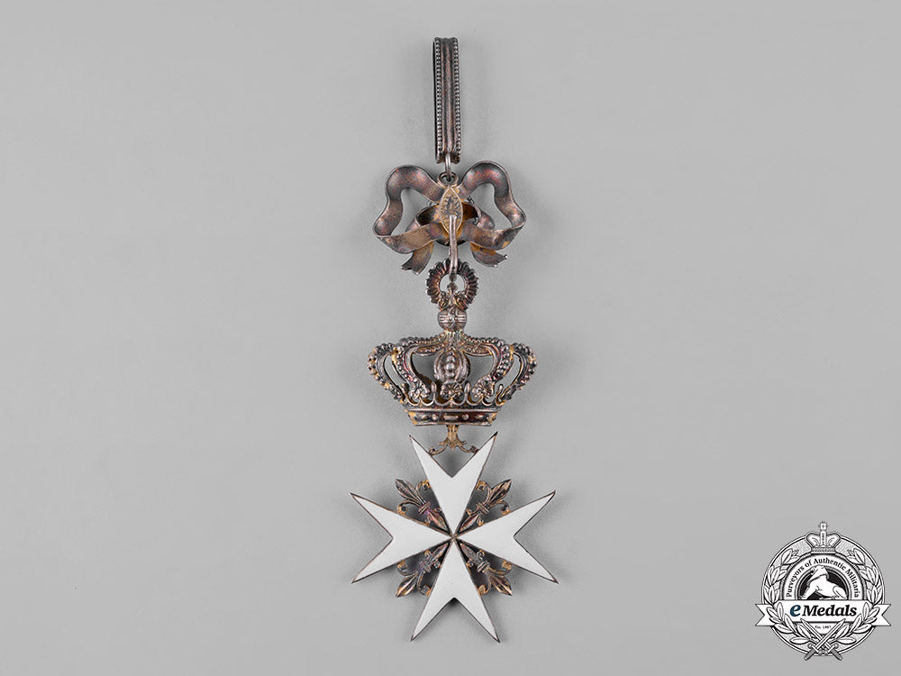italy,_kingdom._an_order_of_merit_of_the_sovereign_military_hospitaller_order_of_saint_john,_by_tanfani_bertarelli_c19_2912