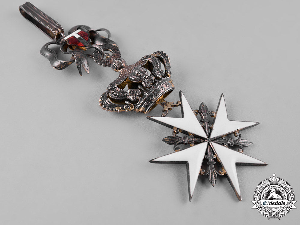 italy,_kingdom._an_order_of_merit_of_the_sovereign_military_hospitaller_order_of_saint_john,_by_tanfani_bertarelli_c19_2913