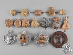 United Kingdom. A Lot Of Regimental Cap Badges