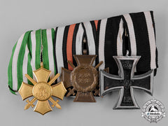 Saxony, Kingdom. A Saxony General Honour Cross Medal Bar