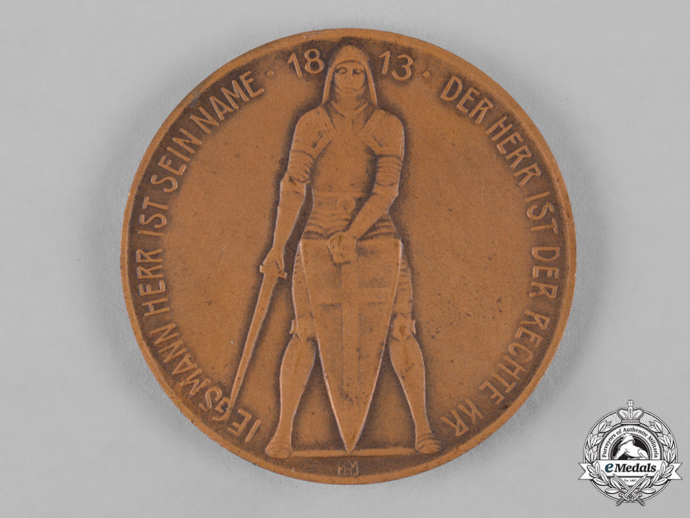 germany,_imperial._a1913_german_patriotic_league_battle_of_leipzig_medallion,_by_heinrich_schneider_c19_3466