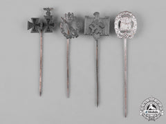 Germany, Third Reich. A Lot Of Second War Period Stickpins