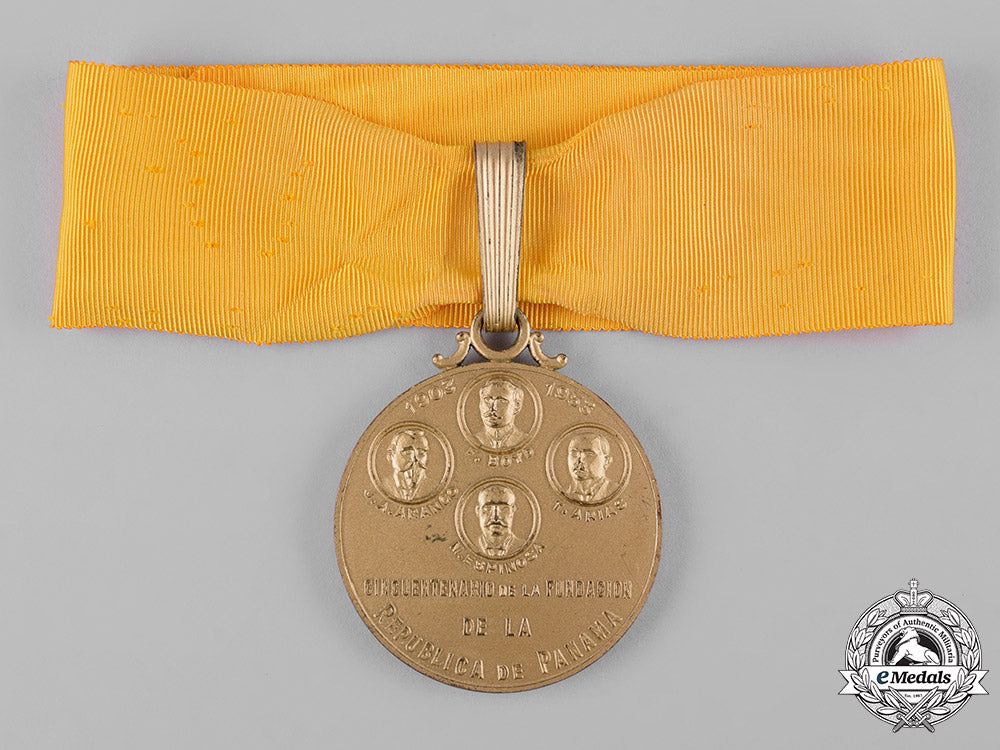 panama,_republic._a_medal_for_the_fiftieth_anniversary_of_republic_of_panama1903-1953_c19_3613_1