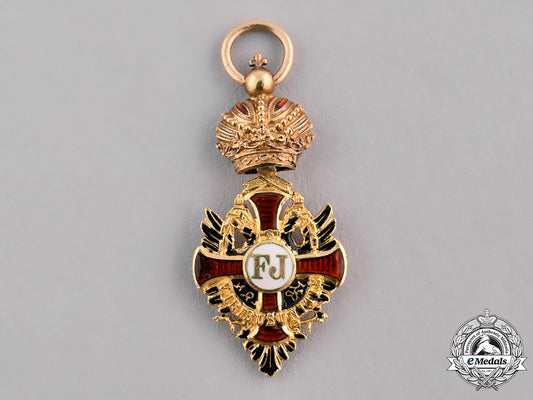 austria,_imperial._an_order_of_franz_joseph_in_gold,_miniature,_c.1900_c19_3883