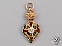 Austria, Imperial. An Order Of Franz Joseph In Gold, Miniature, C.1900