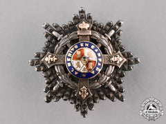 Spain, Kingdom. A Military Order Of Maria Cristina, Miniature Star, C.1900