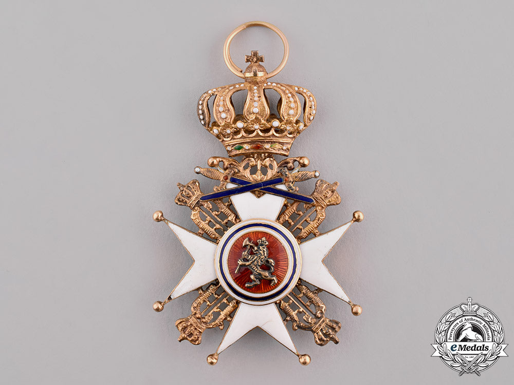 norway,_kingdom._an_order_of_st._olaf_in_gold,_i_class_with_swords,_c.1890_c19_3912