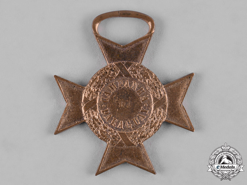 brazil,_empire._a_paraguay_cross,_c.1870_c19_4107_1