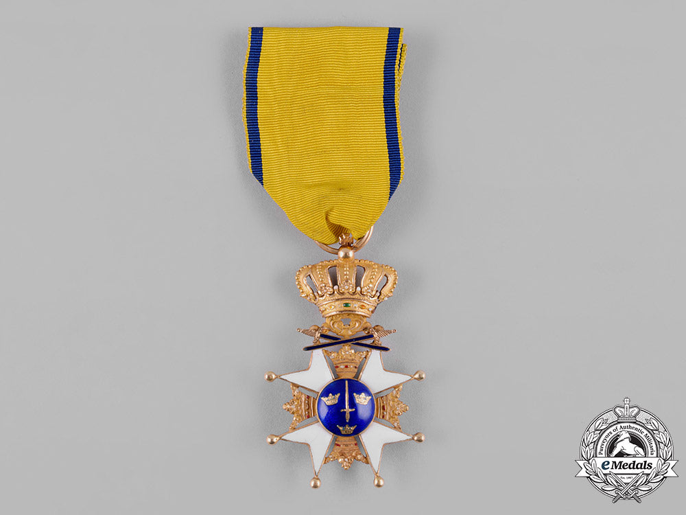sweden,_kingdom._an_order_of_the_sword,_i_class_knight_in_gold,_c.1850_c19_4128_1