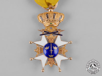 sweden,_kingdom._an_order_of_the_sword,_i_class_knight_in_gold,_c.1850_c19_4129_1