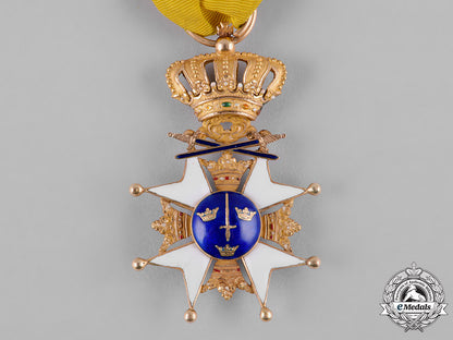 sweden,_kingdom._an_order_of_the_sword,_i_class_knight_in_gold,_c.1850_c19_4129_1