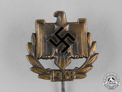 Germany, Nsrl. A 1942 National Socialist League Of The Reich For Physical Exercise (Nsrl) Membership Stick Pin