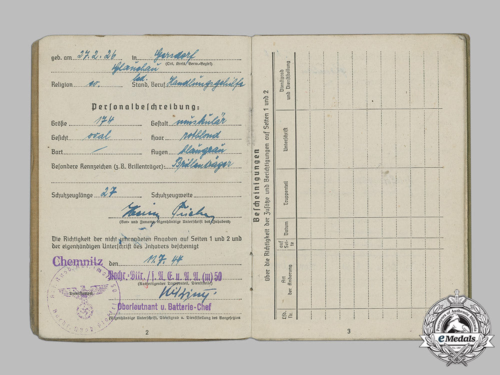 germany,_heer._a_soldbuch&_documents_to_artillery_gunner_heinz_fischer(_battle_of_the_bulge)_c19_4281
