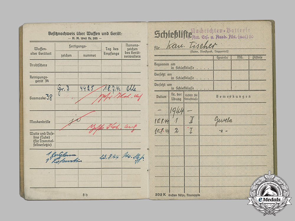 germany,_heer._a_soldbuch&_documents_to_artillery_gunner_heinz_fischer(_battle_of_the_bulge)_c19_4285