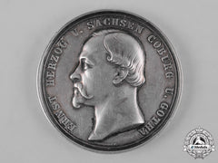 Saxe-Coburg And Gotha, Duchy. A Medal For Services To Agriculture By F. Helfricht, C.1873