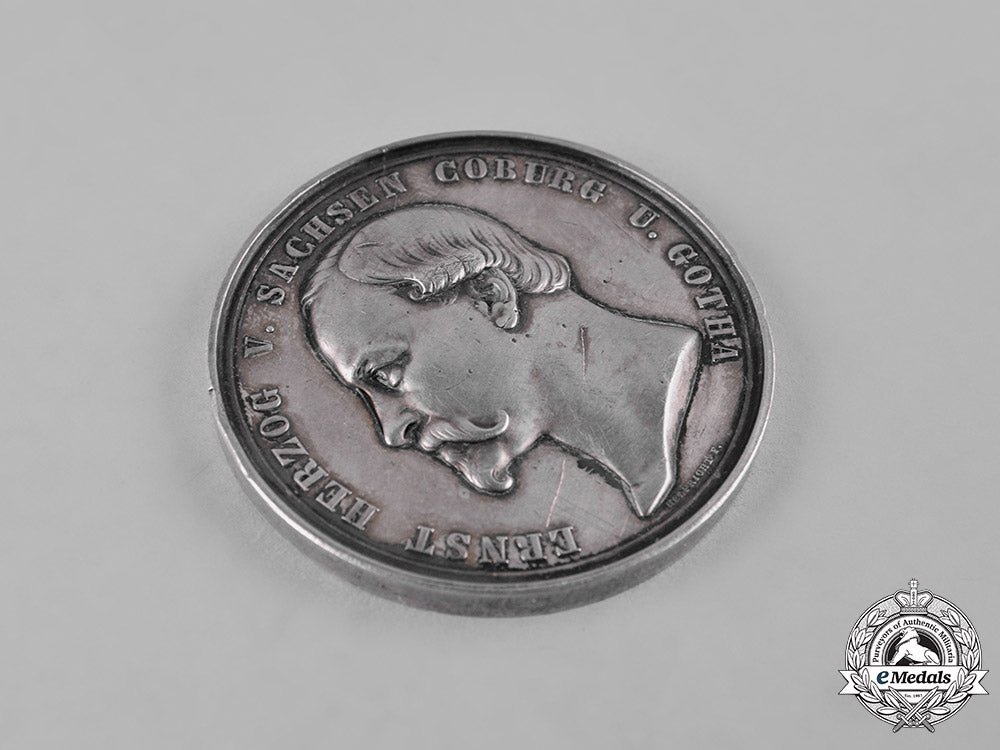 saxe-_coburg_and_gotha,_duchy._a_medal_for_services_to_agriculture_by_f._helfricht,_c.1873_c19_4352