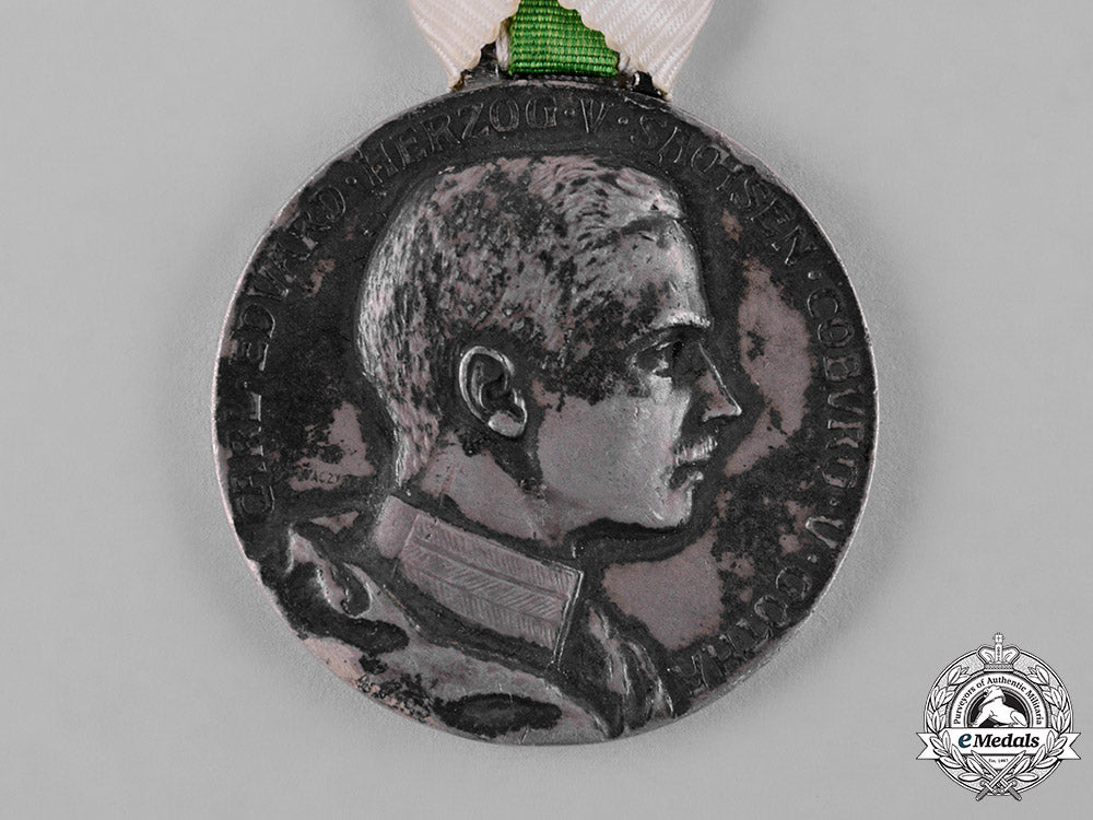 saxe-_coburg_and_gotha,_duchy._a_duke_carl_eduard_medal,_by_max_von_kawaczynski,_c.1910_c19_4359_1_1