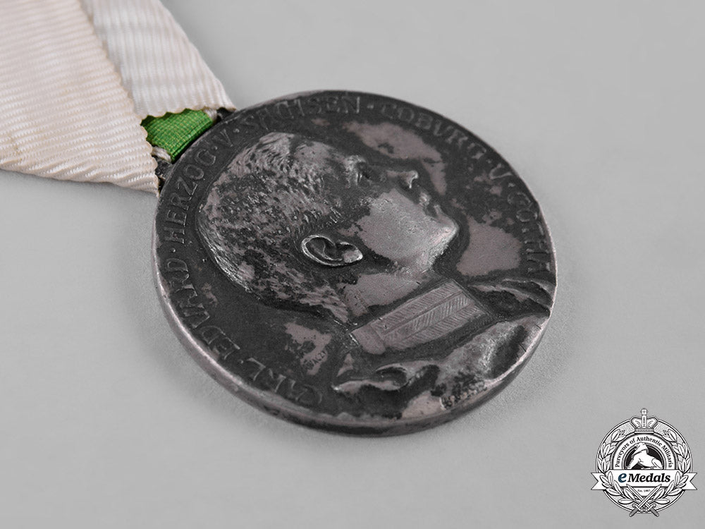 saxe-_coburg_and_gotha,_duchy._a_duke_carl_eduard_medal,_by_max_von_kawaczynski,_c.1910_c19_4361_1_1