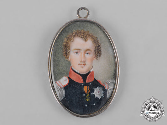 prussia,_kingdom._a_miniature_portrait_of_an_officer,_c.1860_c19_4374_1_1