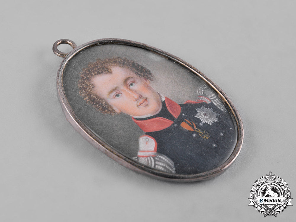 prussia,_kingdom._a_miniature_portrait_of_an_officer,_c.1860_c19_4376_1_1