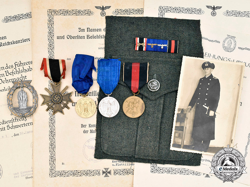 germany,_kriegsmarine._a_lot_of_medals_and_award_documents_to_oberleutnant_otto_keil,1_st_minehunter_flotilla_c20008_mnc3158_1