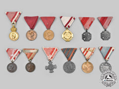 Austria, Empire; Hungary (Kingdom). A Lot Of Twelve Medals