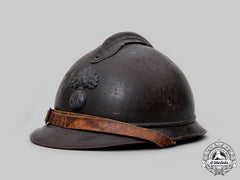 France, Third Republic. A French Army M1915 Adrian Helmet For Infantry