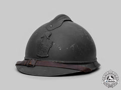 France, Third Republic. A French Army M1915 Adrian Helmet For Pioneer Troops