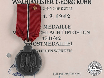 germany,_third_reich._an_eastern_front_medal_with_certificate_to_sergeant_georg_kuhn,_c.1942_c20057_emd4605_1
