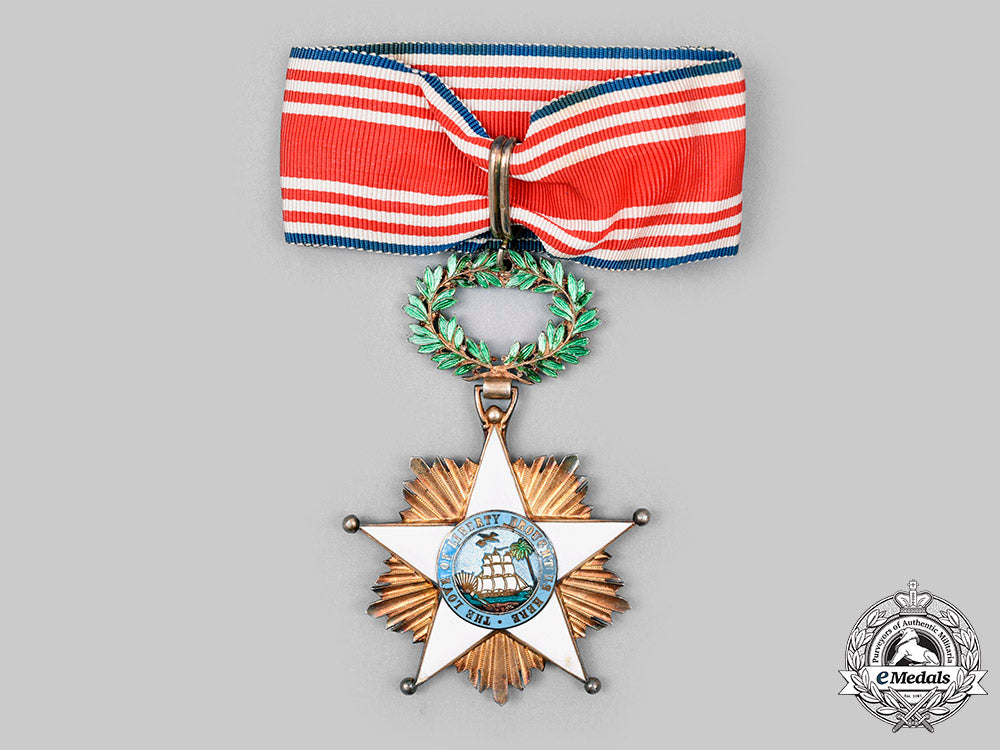 liberia._an_order_of_african_redemption,_knight_commander_by_a._chobillon,_c.1950_c20060_mnc7475_1
