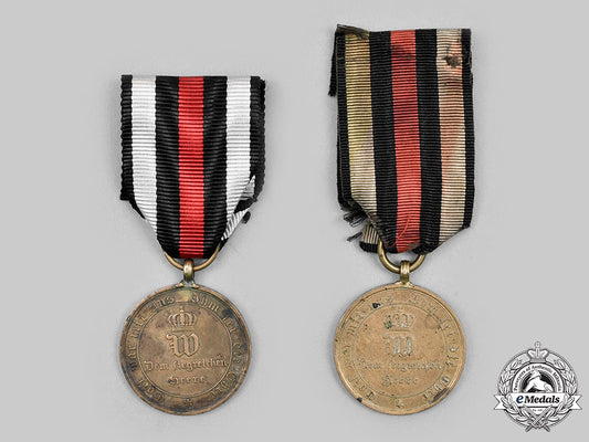 germany,_imperial._a_pair_of_war_commemorative_medals_for_combatants_of1870/1871_c20064_mnc9269_1