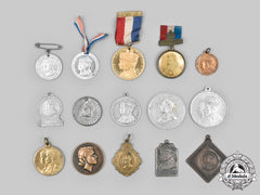 United Kingdom, Canada. A Lot Of Fifteen Royal Family Commemorative Medals