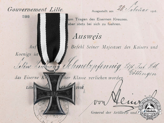 germany,_imperial._a1914_iron_cross_ii_class_with_award_document_to_feldwebel-_leutnant_hans_schmelzpfenning_c20079_emd4745_1