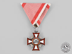 Austria, Empire. A Military Merit Cross With War Decoration, Iii Class Cross, By F.rothe