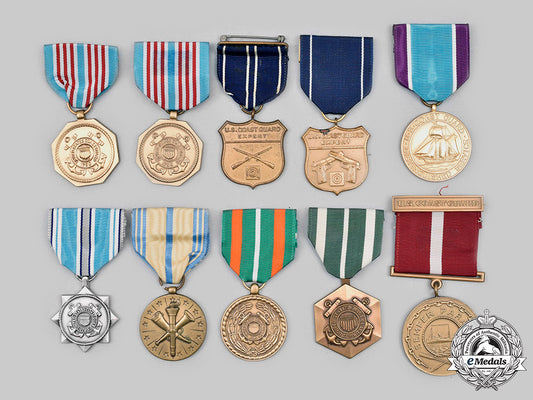 united_states._a_lot_of_ten_coast_guard_medals_c20140_mnc7586