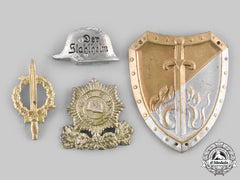 Germany, Weimar Republic. A Lot Of Freikorps And Stahlhelm Insignia