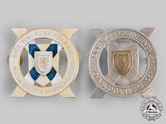 Canada. Two Nova Scotia Highlanders Glengarry Badges