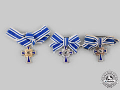 Germany, Third Reich. A Lot Of Miniature Honour Crosses Of The German Mother, All Grades