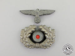 Germany. A Second War Period Wehrmacht Heer (Army) Set Of Officer’s Visor Cap Insignia