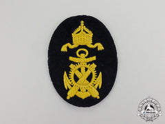 Germany. An Imperial German Naval Artillery Mechanic Trade Patch